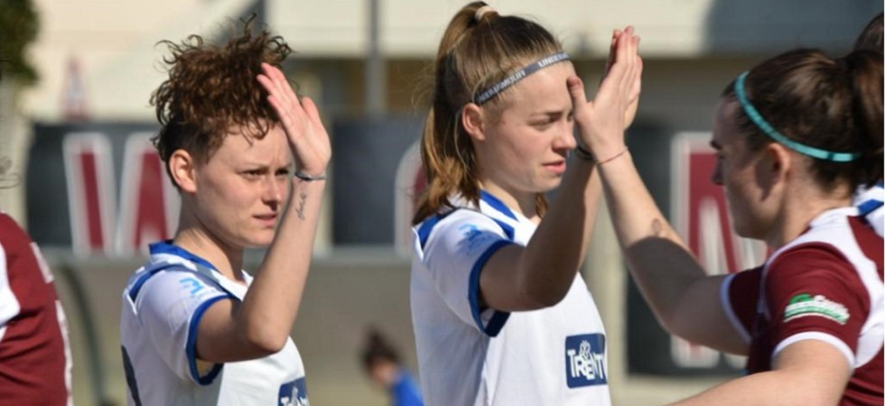 Calcio serie B femminile, il Trento va ko a Ciitadella ''Una sconfitta